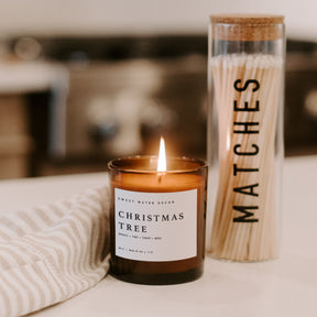 Sweet Water Candle Co. Christmas Tree Soy Candle | 11oz Hand Made