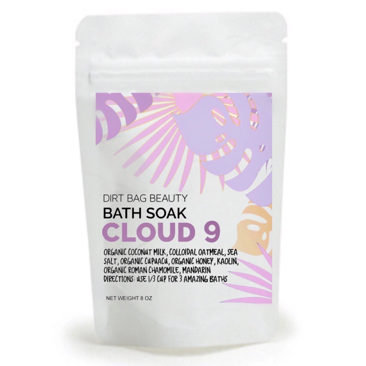 Dirt Bag Cloud 9 Organic Vegan Bath Soak | 8oz