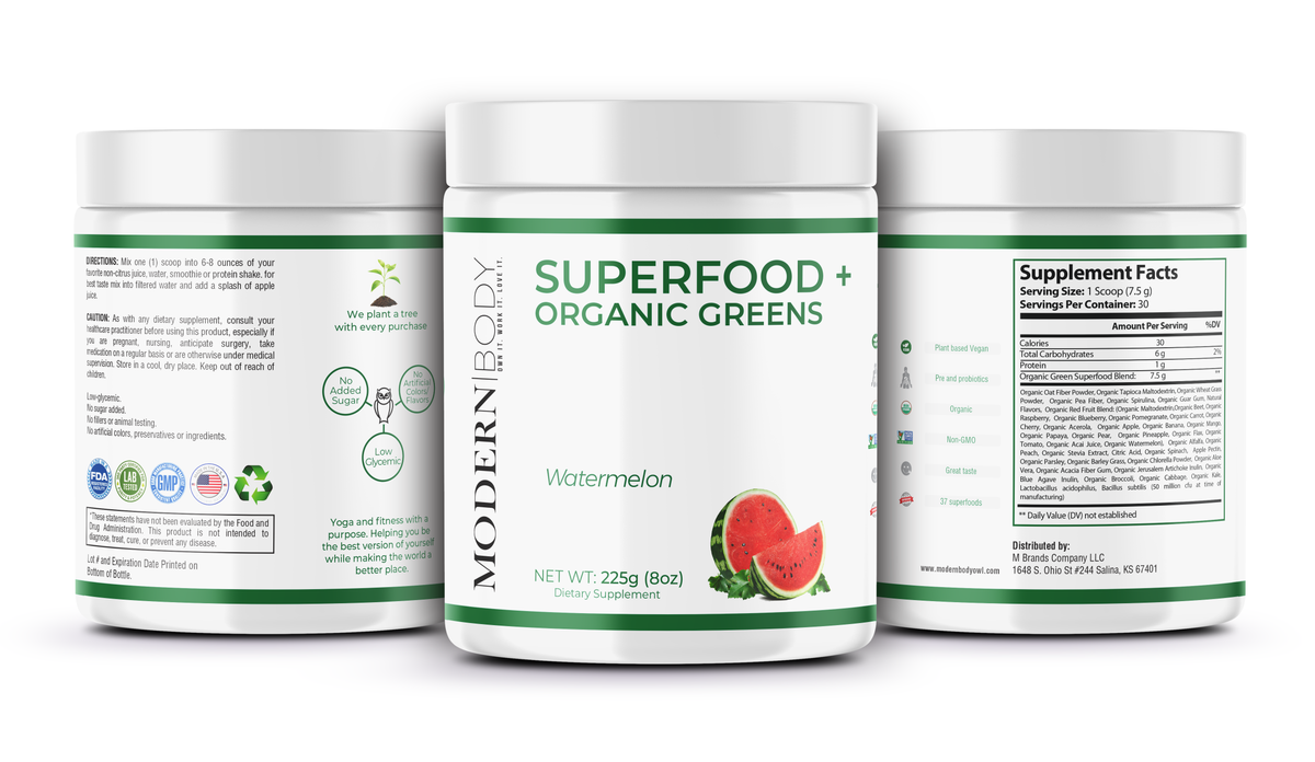 Modern | Body Superfood + Organic Greens (Watermelon)