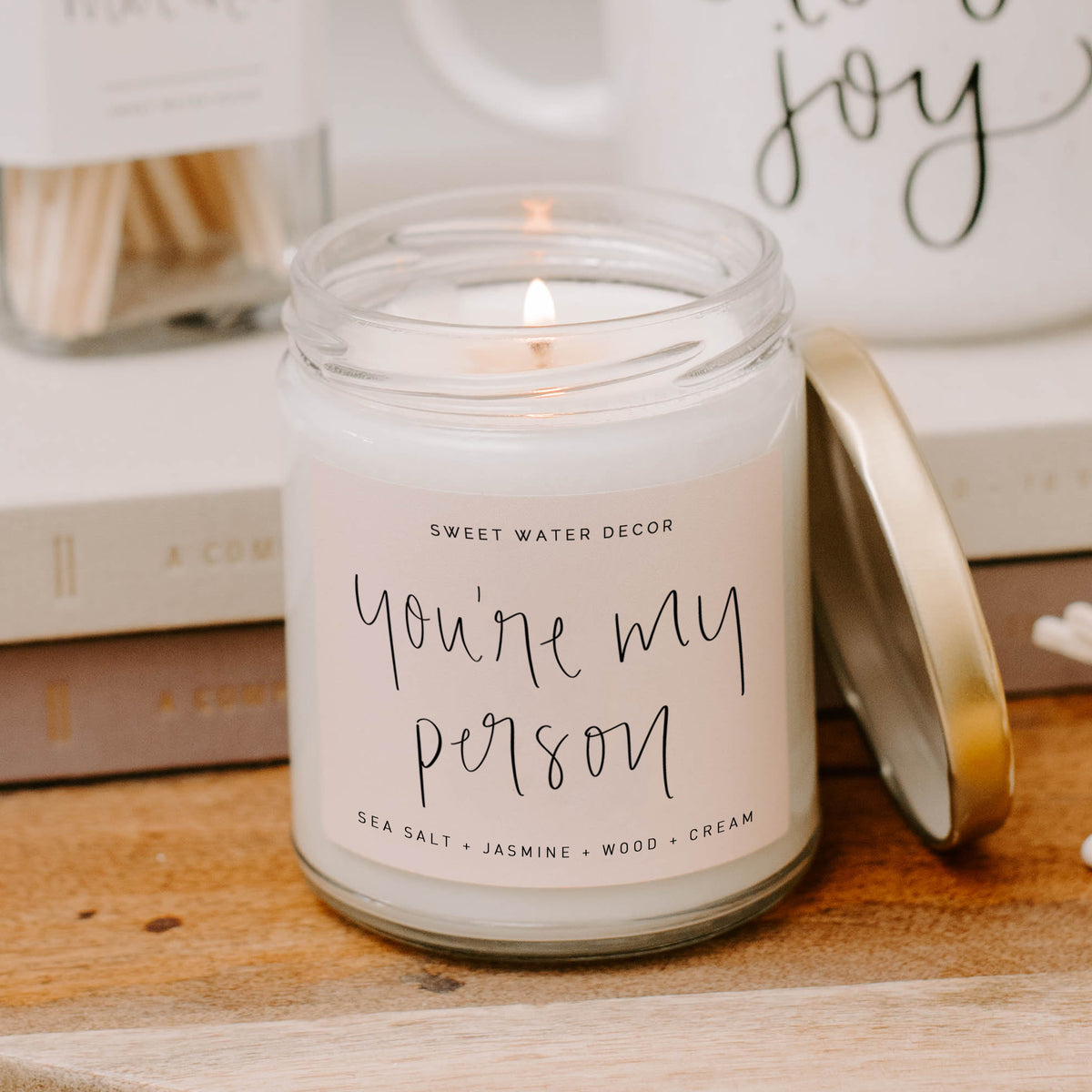 Sweet Water Candle Co. You're My Person Soy Candle | 9oz Hand Made