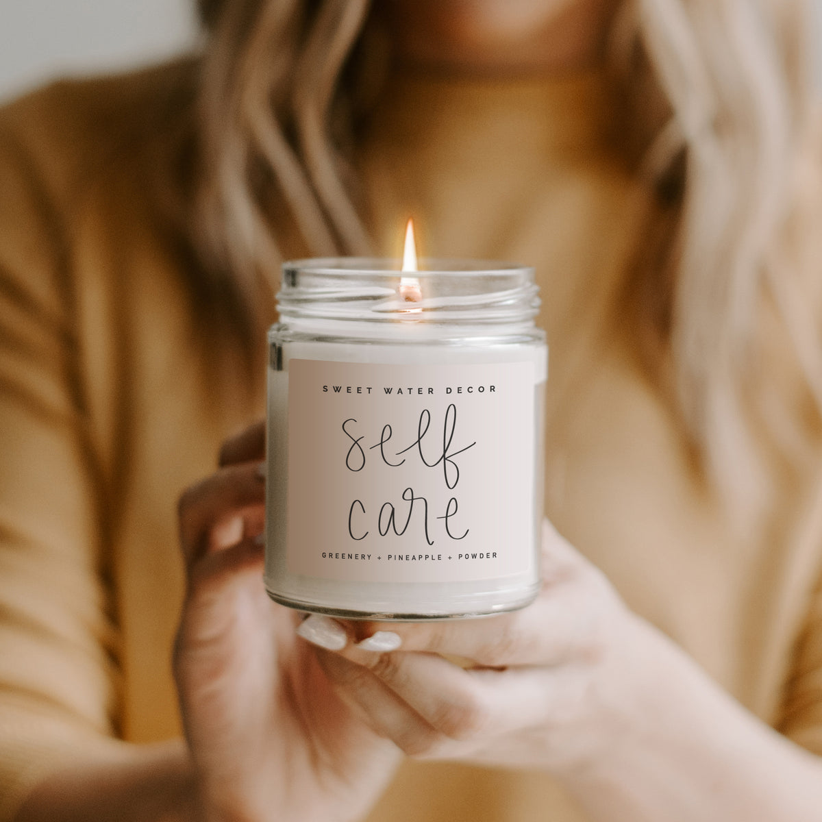 Sweet Water Candle Co. Self Care Soy Candle | 9oz Hand Made