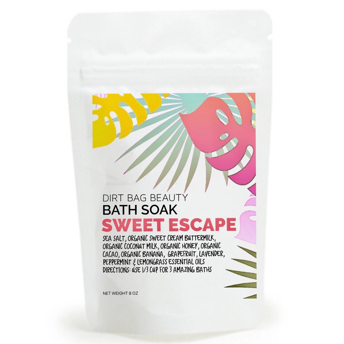 Dirt Bag Sweet Escapes Organic Vegan Bath Soak | 8oz