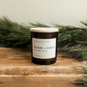 Sweet Water Candle Co. Warm and Cozy Soy Candle | 11oz Hand Made