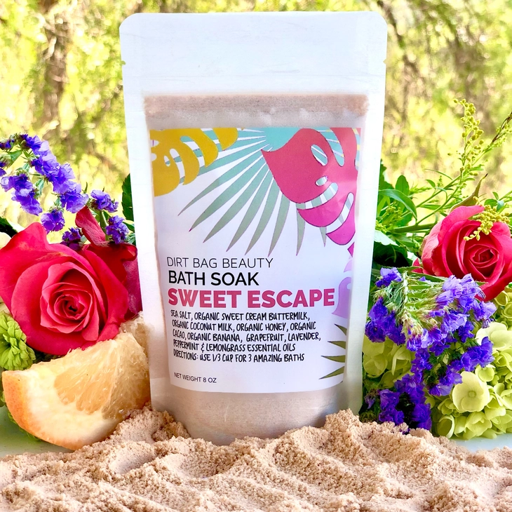 Dirt Bag Sweet Escapes Organic Vegan Bath Soak | 8oz